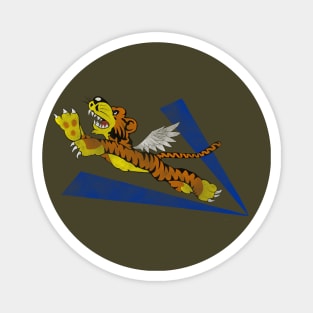 Flying Tiger - Distressed Magnet